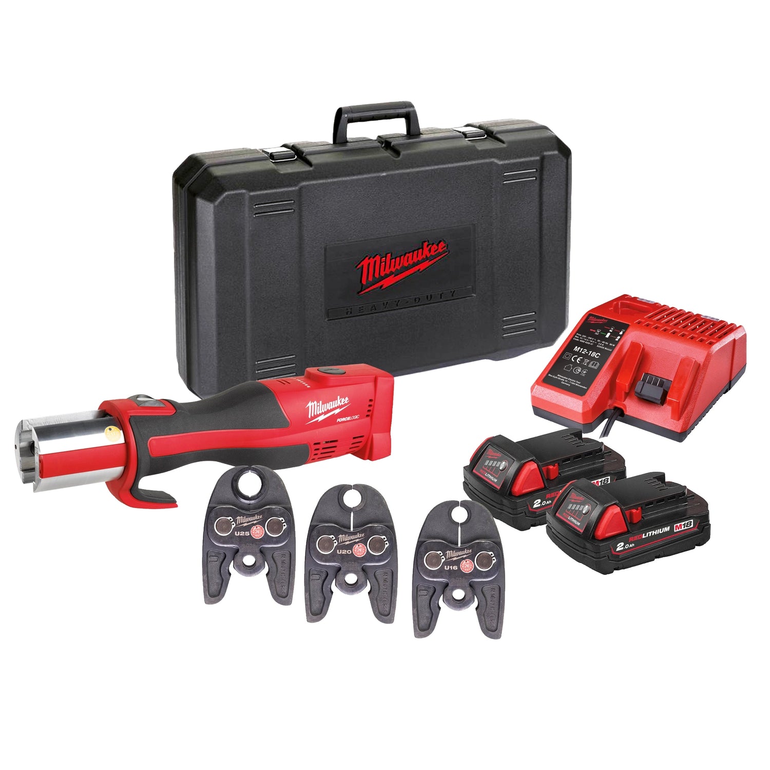 Pressatrice Milawaukee M18 BLHPT-202C SET 18V 2Ah