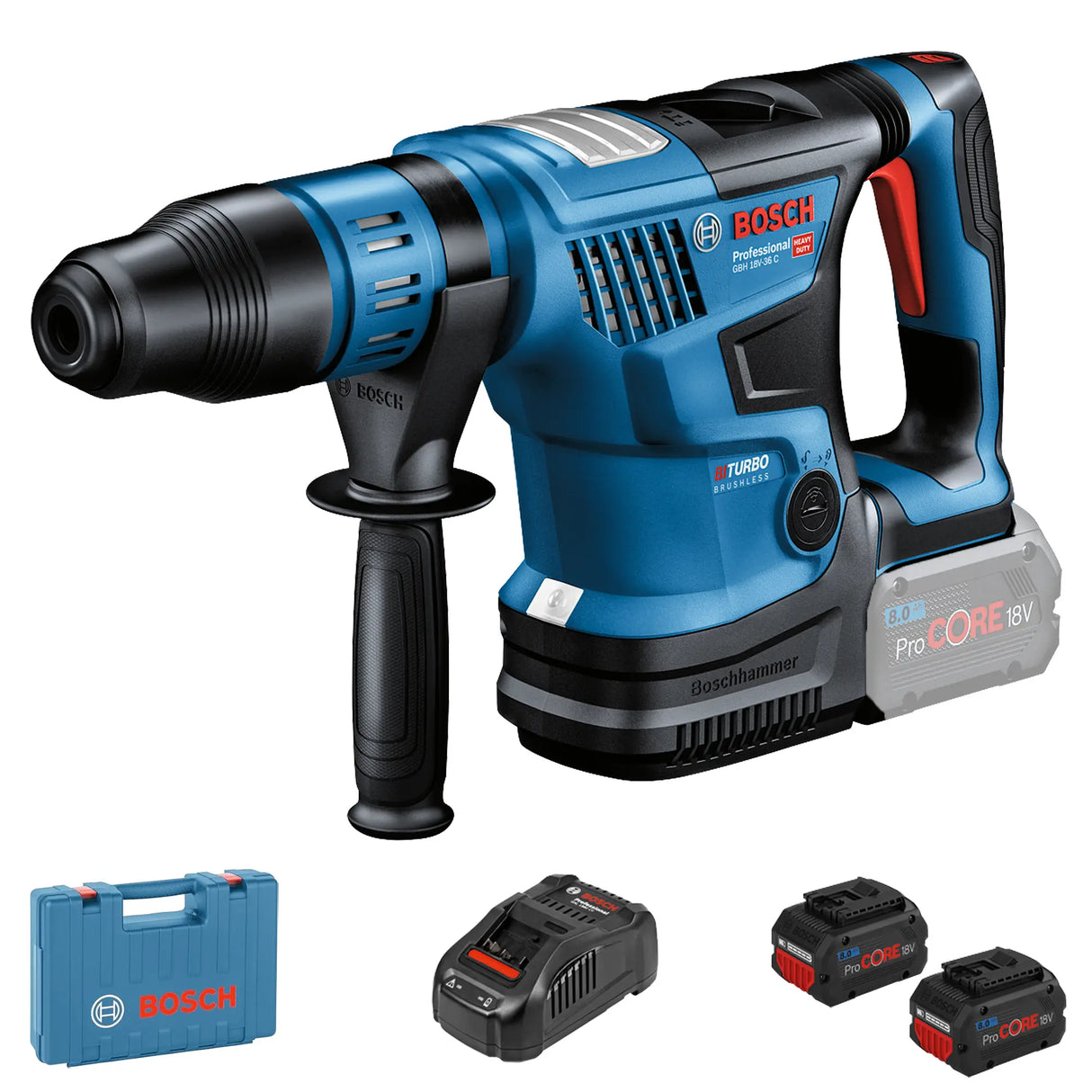 Martello Perforatore Bosch GBH 18V-36 C PRO 18V 8Ah