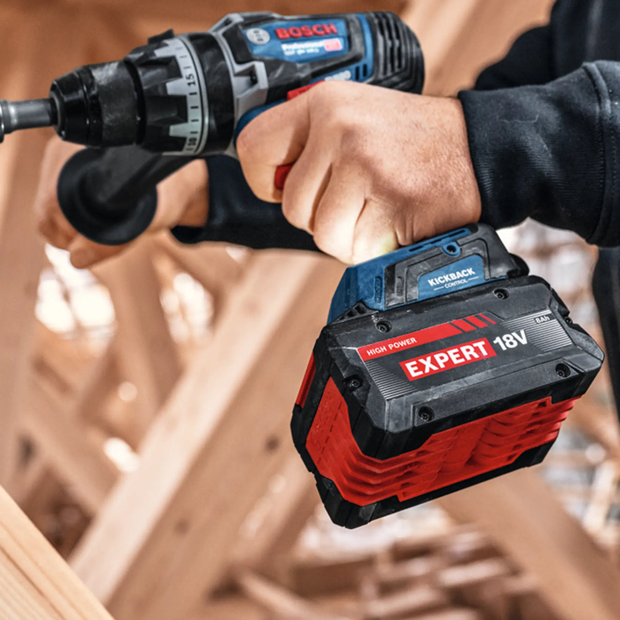 Starter Set Bosch Expert EXBA18V 18V 5.5Ah + 8Ah