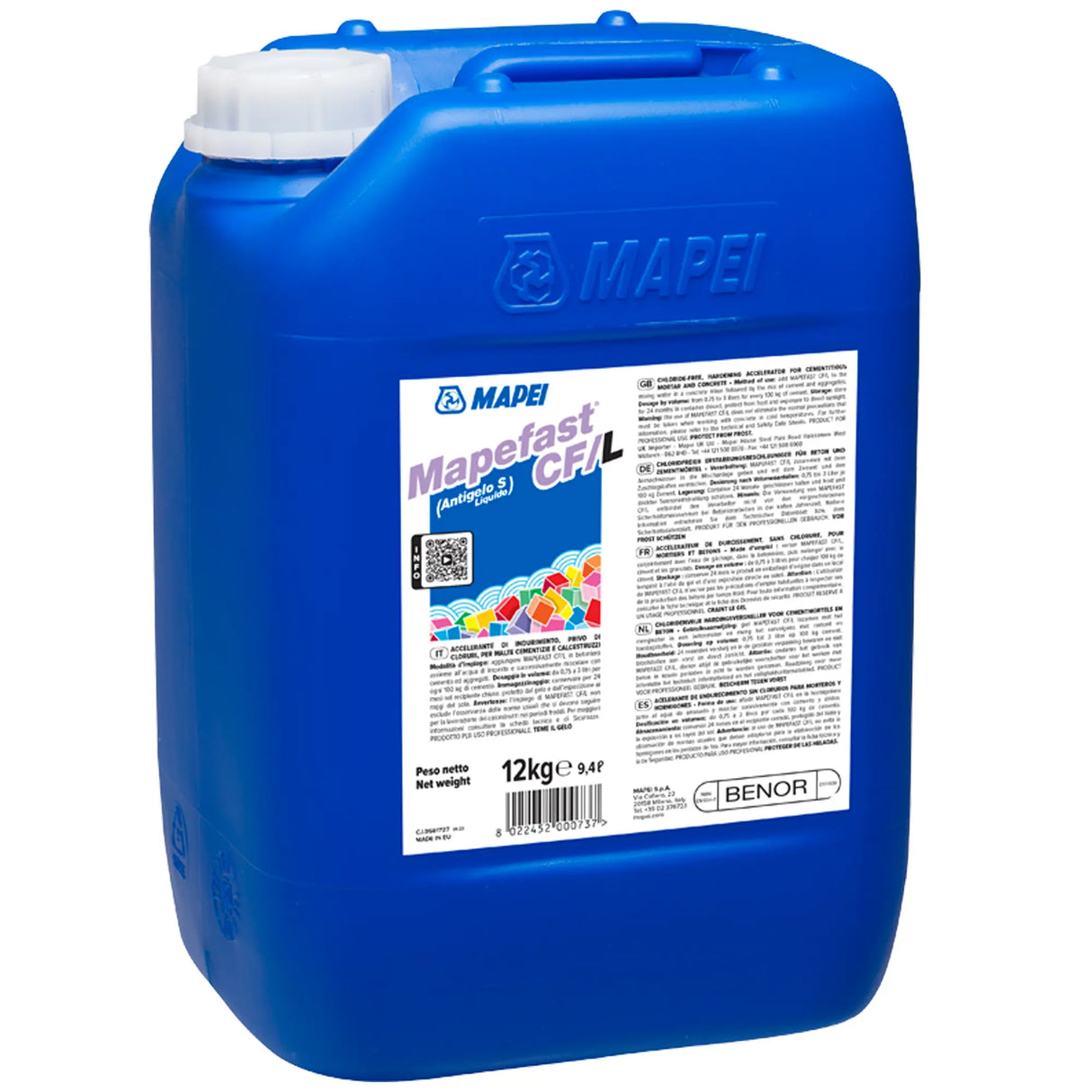 Additivo Antigelo Liquido Mapei Mapefast CF/L