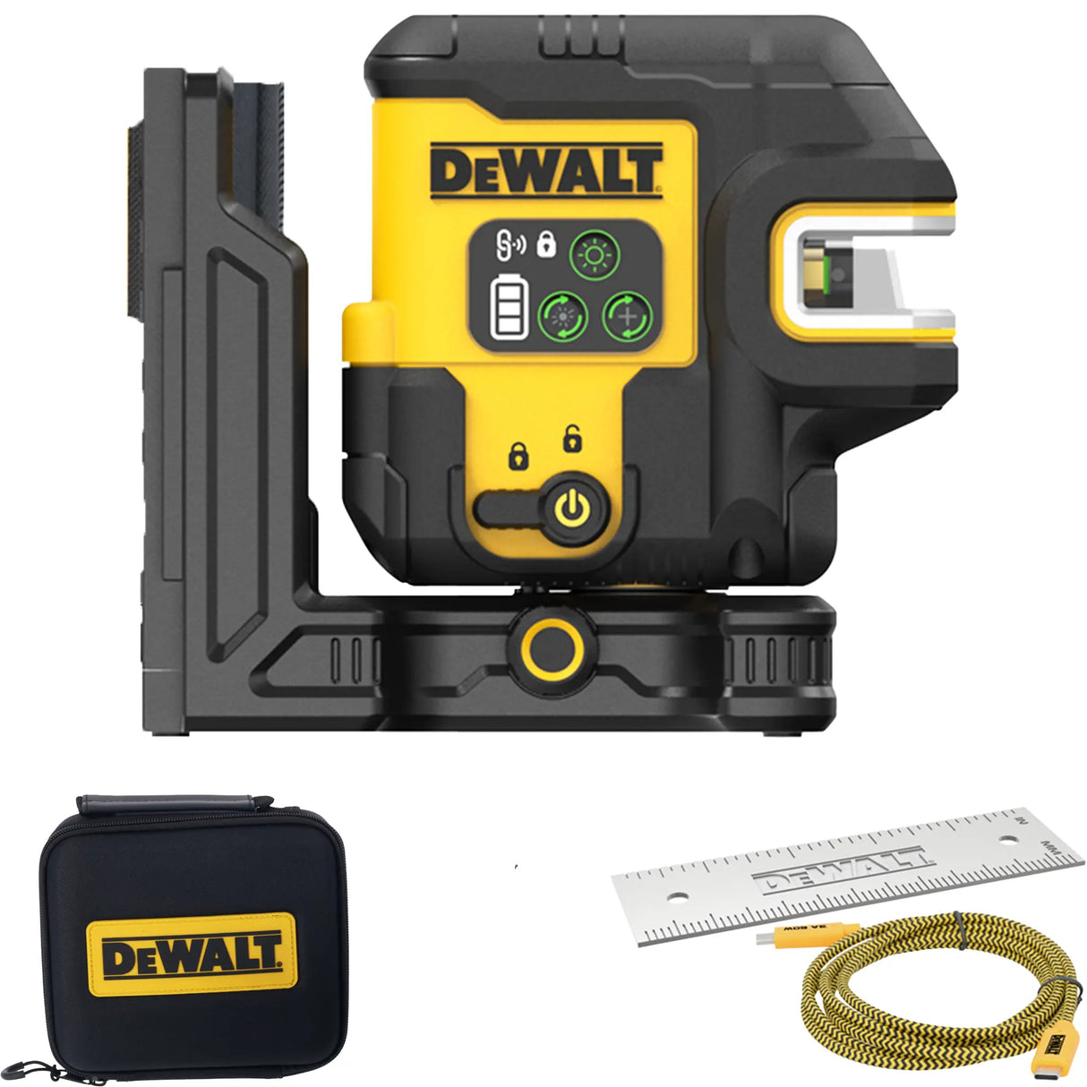 Tracciatore laser a croce verde Dewalt DCLE14251GB-XJ