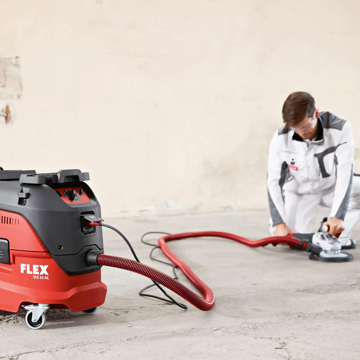 Vacuum cleaner sander Flex GE 6 R-EC + VCE 33 M AC Set + Sandpaper