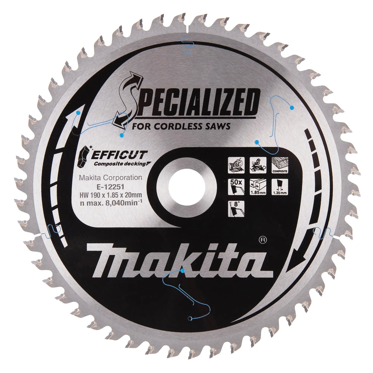 Disco Efficut T.C.T. Makita E-12251