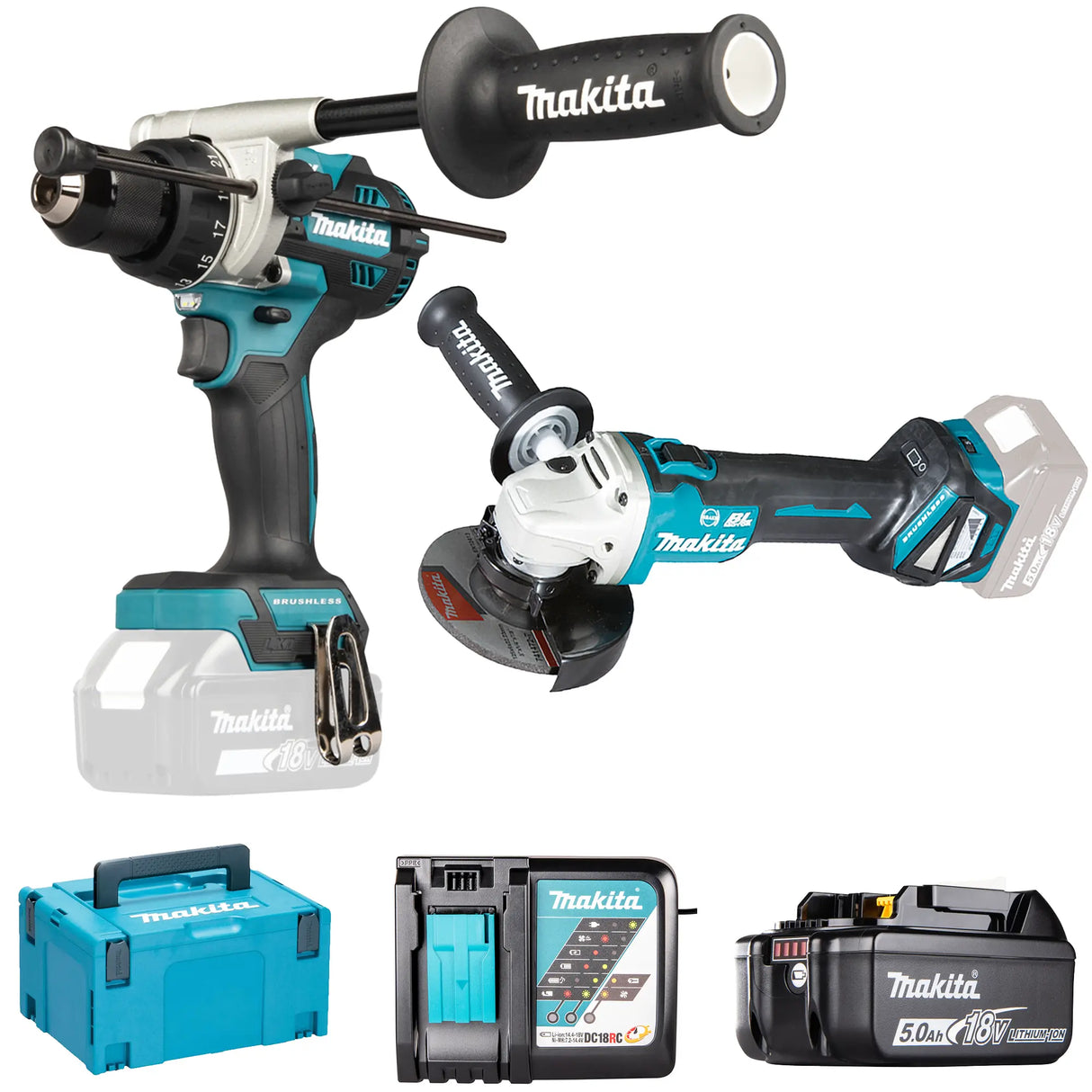 Set Makita DLX3050EMT 18V 5Ah