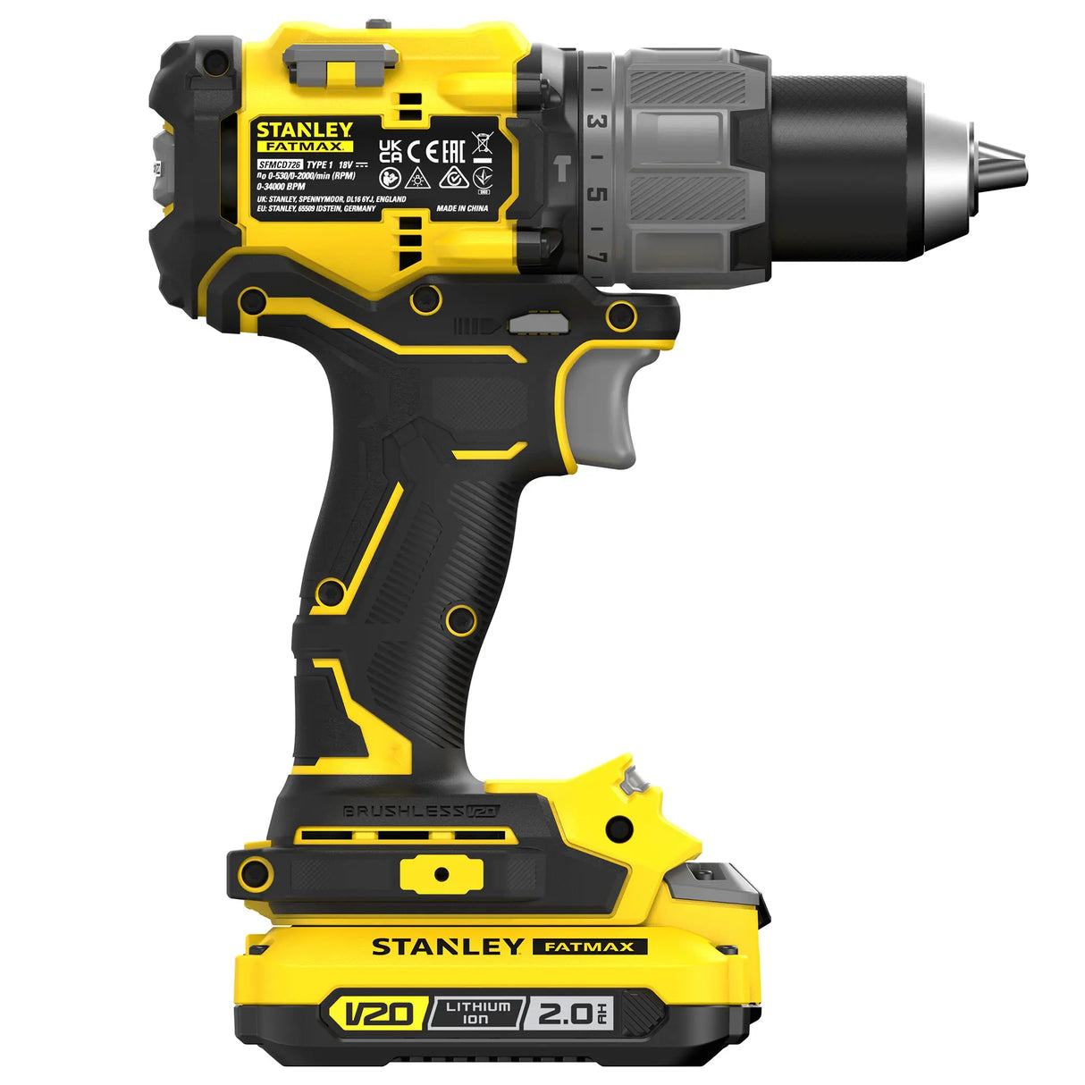 Trapano battente Stanley SFMCD726D2K-QW 18V 2Ah