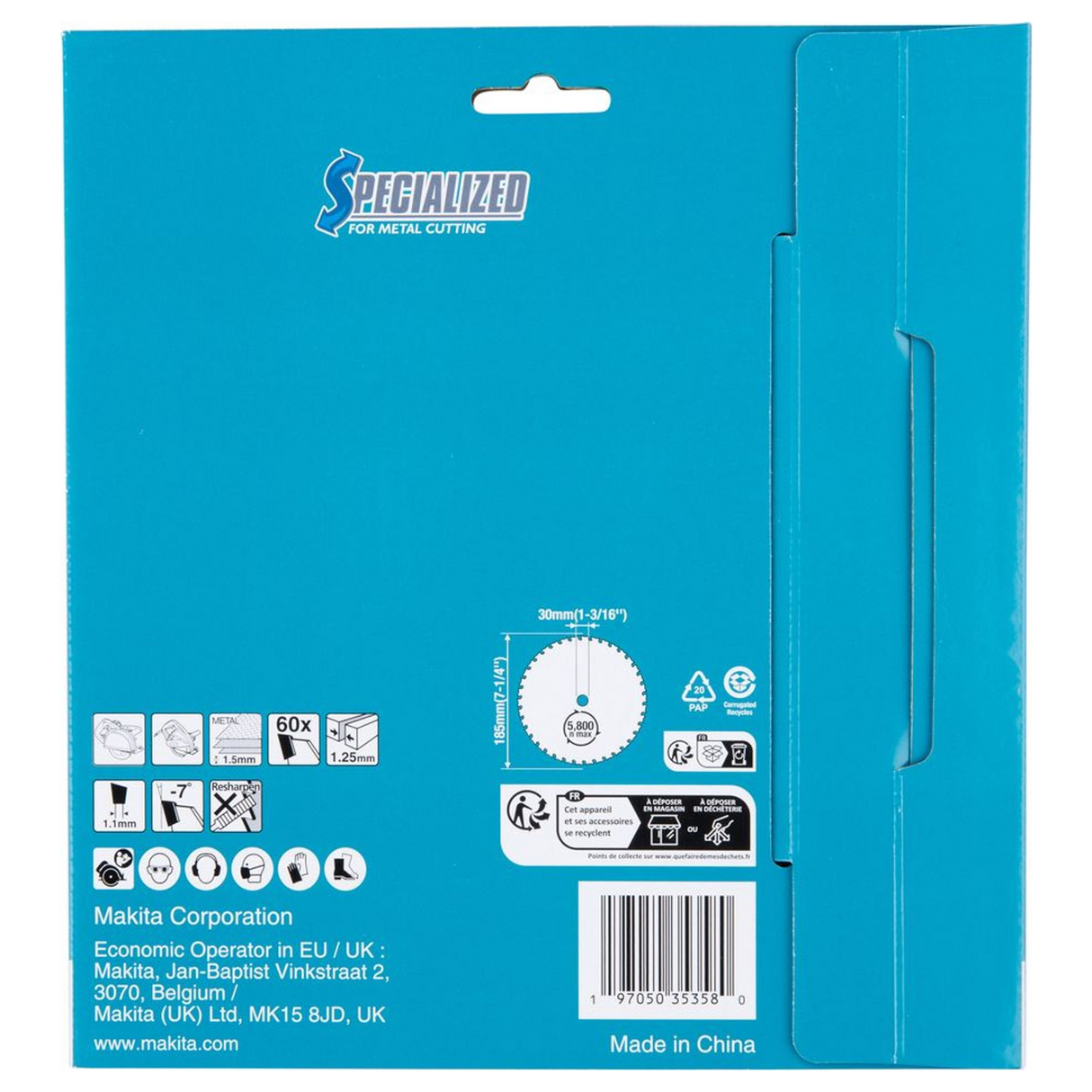 E-23357 - Ostrze Makita E-23357 185x30mm 60T TCT - Zdjęcie 5