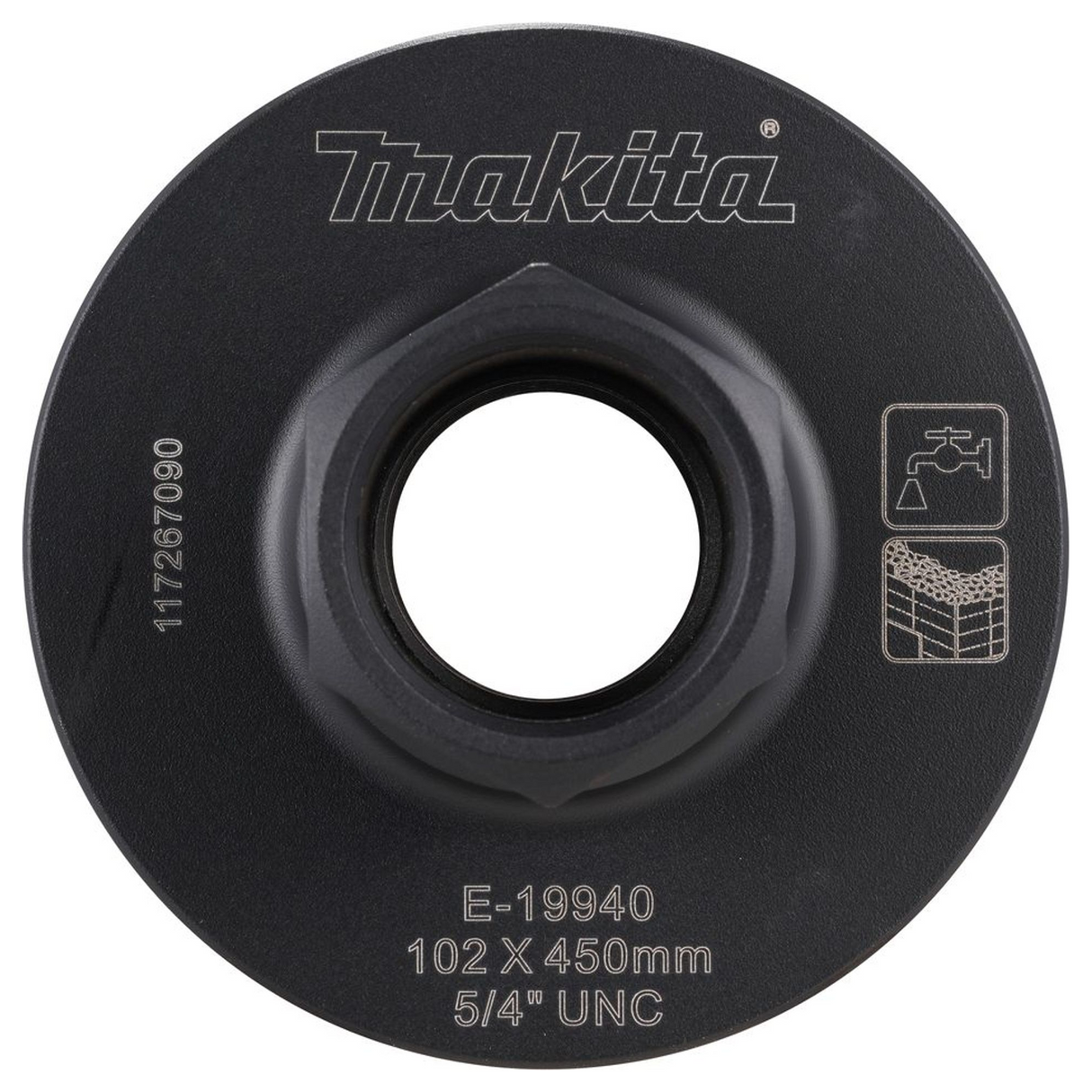 E-19940 - Corona Diamantata Makita E-19940 102x450mm Wet 1-1/4"UNC - Immagine 5