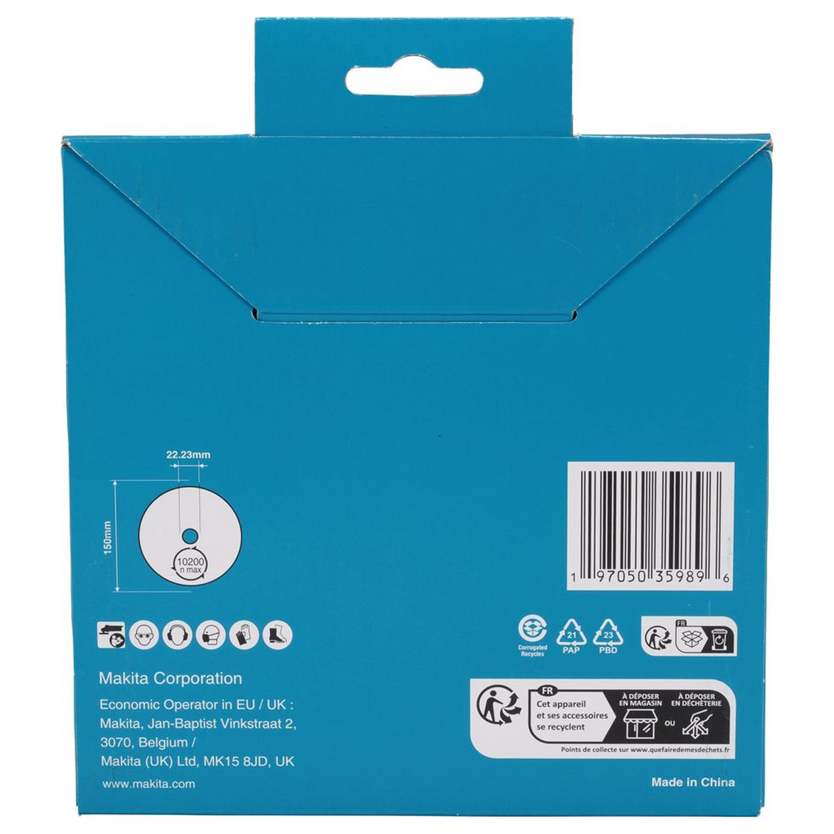 Disco Diamantato Makita D-80232 150mm Corona Continua