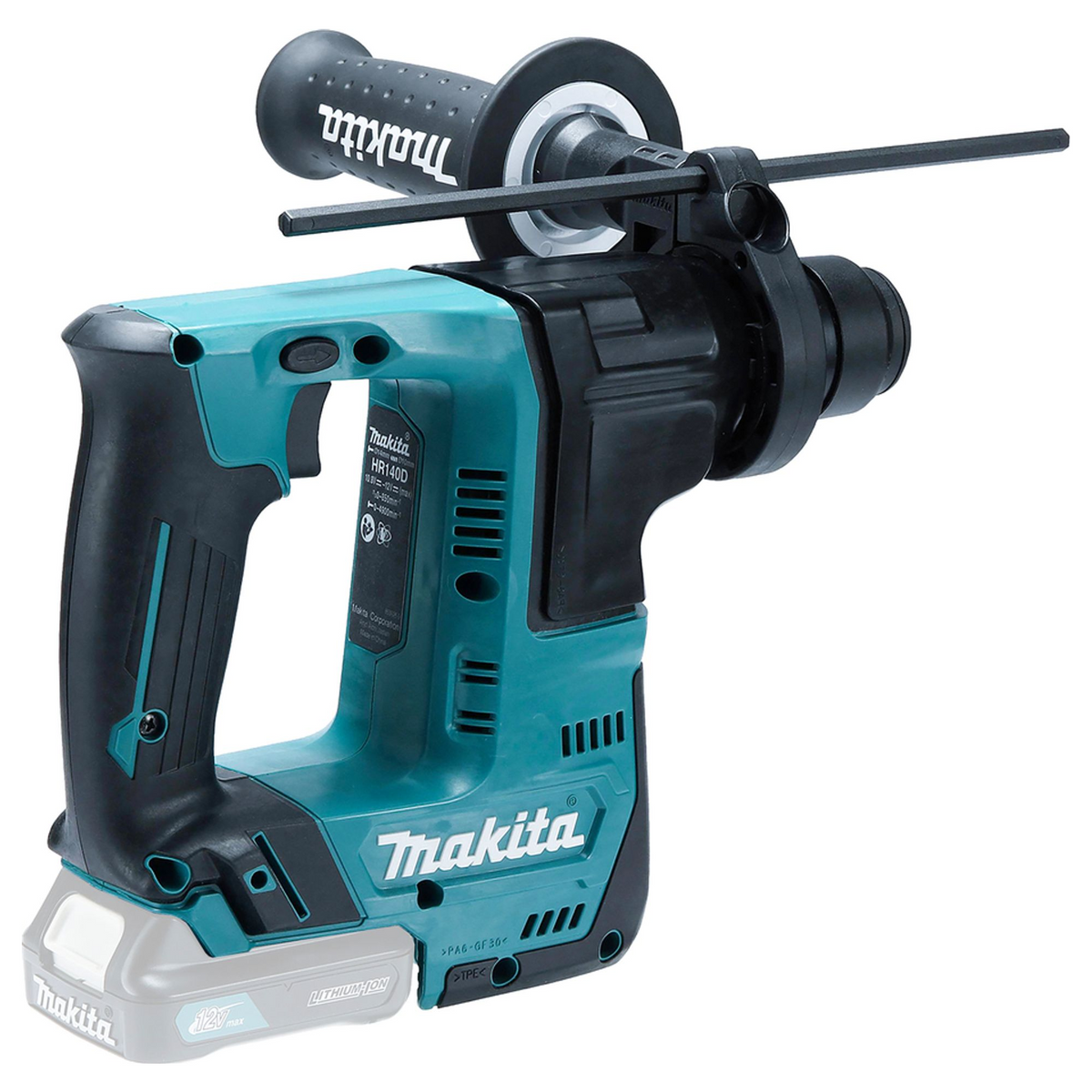 HR140DZJ - Makita HR140DZJ CXT 12V SDS-Plus 14mm młotowiertarka - Zdjęcie 5