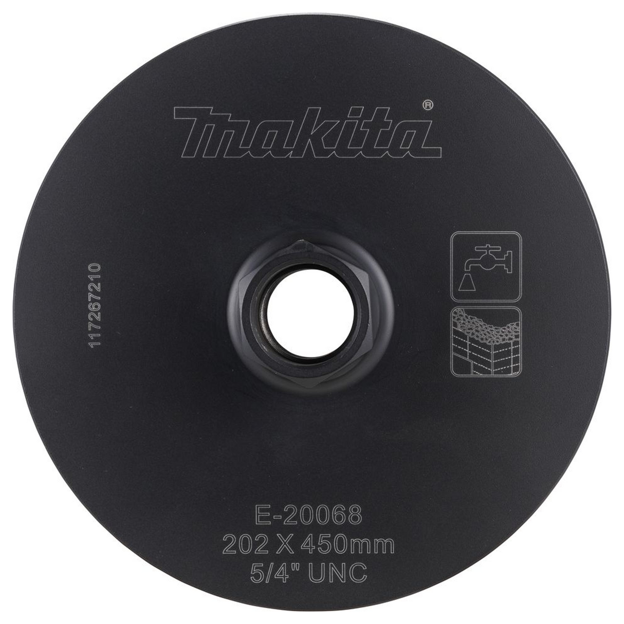 E-20068 - Makita E-20068 202x450mm Wet 1-1/4"UNC Diamond Crown - Zdjęcie 5