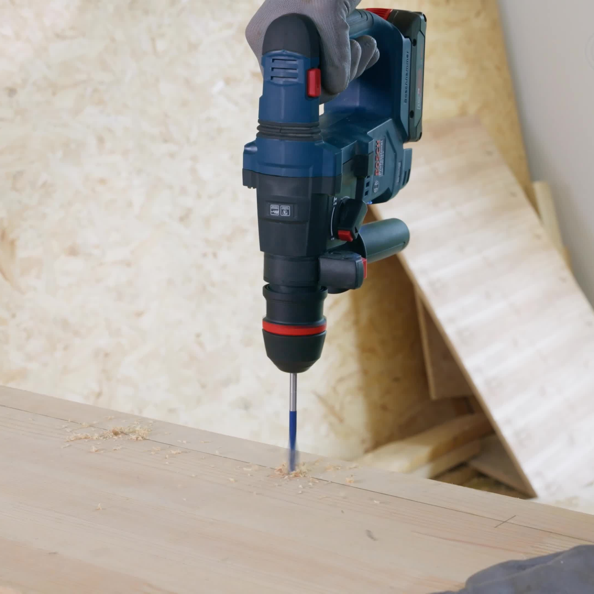 0611927102 - Wiertarko-wkrętarka udarowa Bosch GBH 18V-18 X PRO 18V - Zdjęcie 11