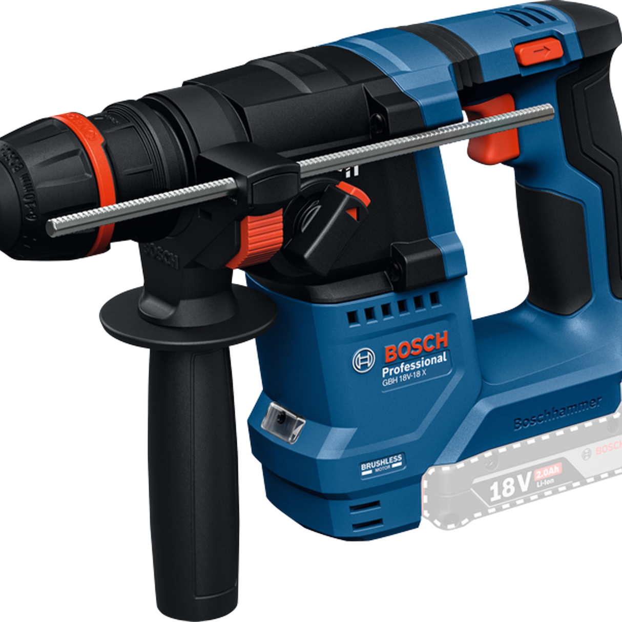 0611927102 - Wiertarko-wkrętarka udarowa Bosch GBH 18V-18 X PRO 18V - Zdjęcie 24