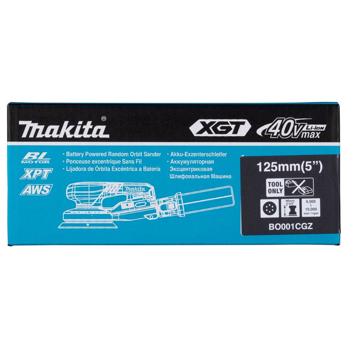 BO001CGZ - Szlifierka mimośrodowa Makita BO001CGZ 40 V - Zdjęcie 19