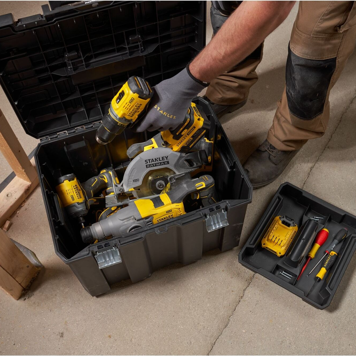 FMST1-75753 - Carrello Porta Utensili Stanley FMST1-75753 PRO-STACK FATMAX - Immagine 3