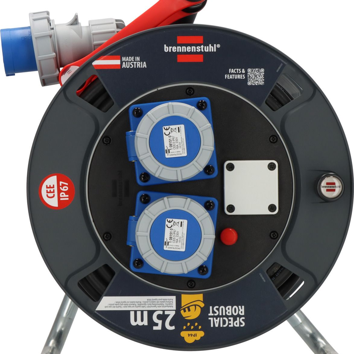 1132826 - Bęben kablowy Brennenstuhl ST 300 CEE IP67 25 m - Zdjęcie 2