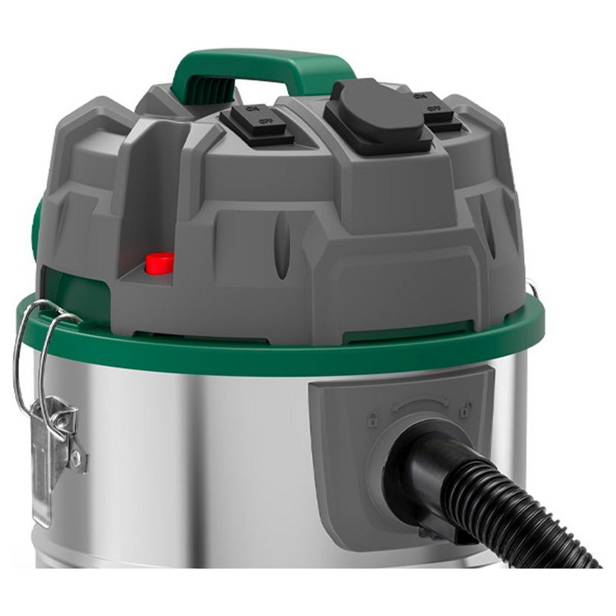 40035-00033 – Odkurzacz Lavor Dozzy Power 30XES 1400 W do pracy na mokro i sucho, zbiornik ze stali nierdzewnej 30 l – zdjęcie 3