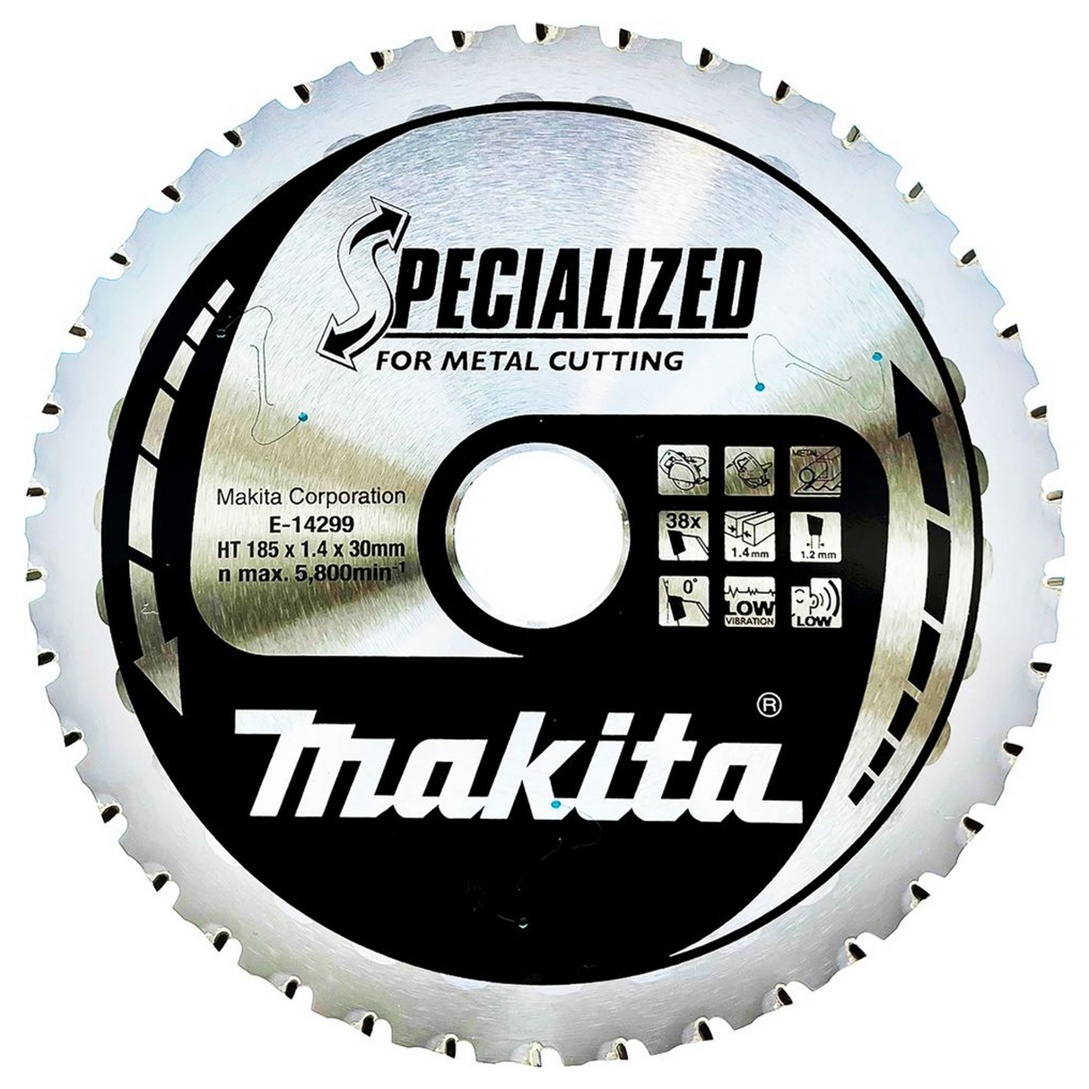 E-14299 - Lama Circolare Makita E-14299 185x30mm 38T - Immagine 2