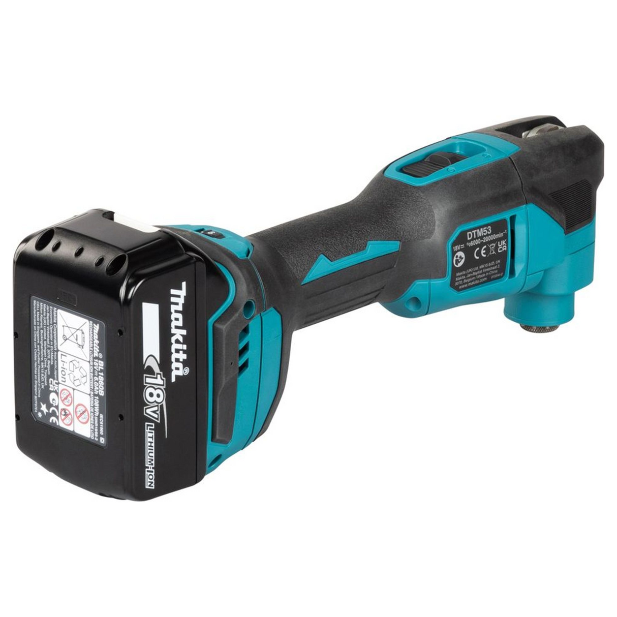 DTM53RTJX1 - Narzędzie wielofunkcyjne Makita DTM53RTJX1 18 V - Obraz 5