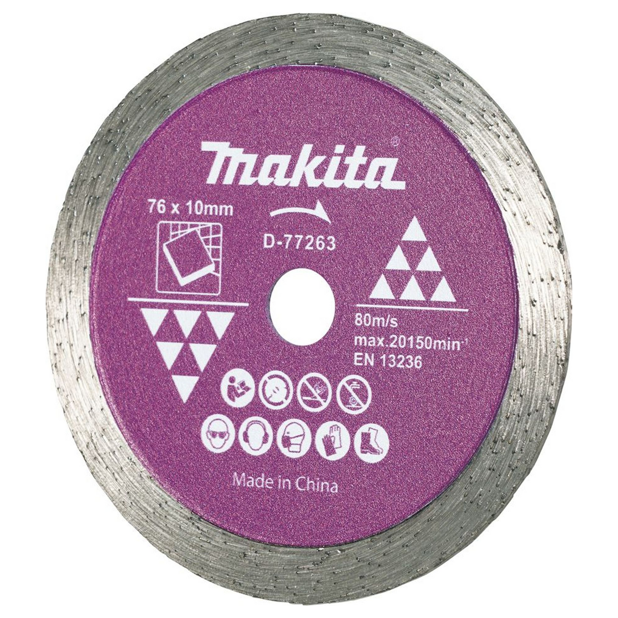 D-77263 - Tarcza diamentowa Makita D-77263 76 mm do płytek - Zdjęcie 3