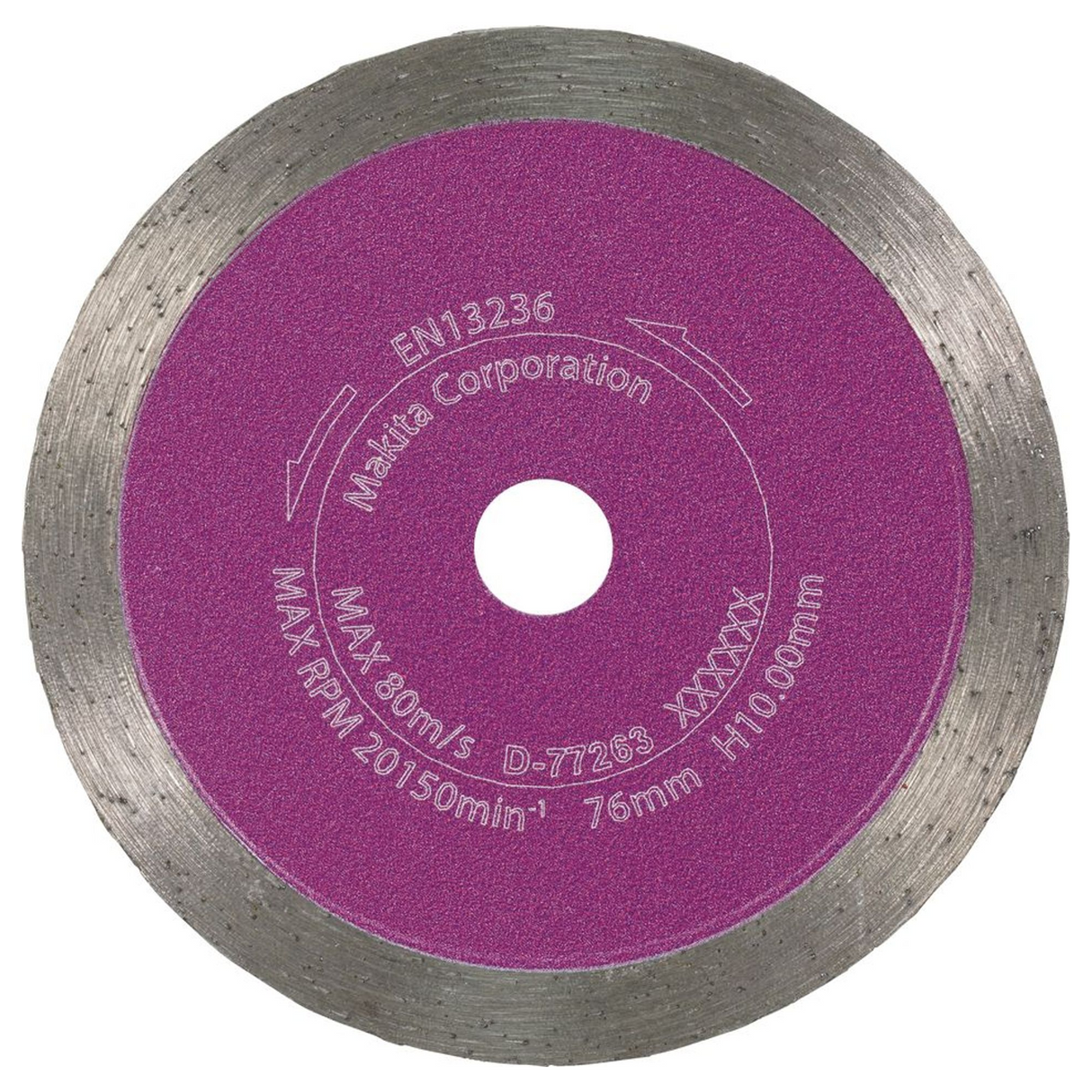 D-77263 - Tarcza diamentowa Makita D-77263 76 mm do płytek - Zdjęcie 4