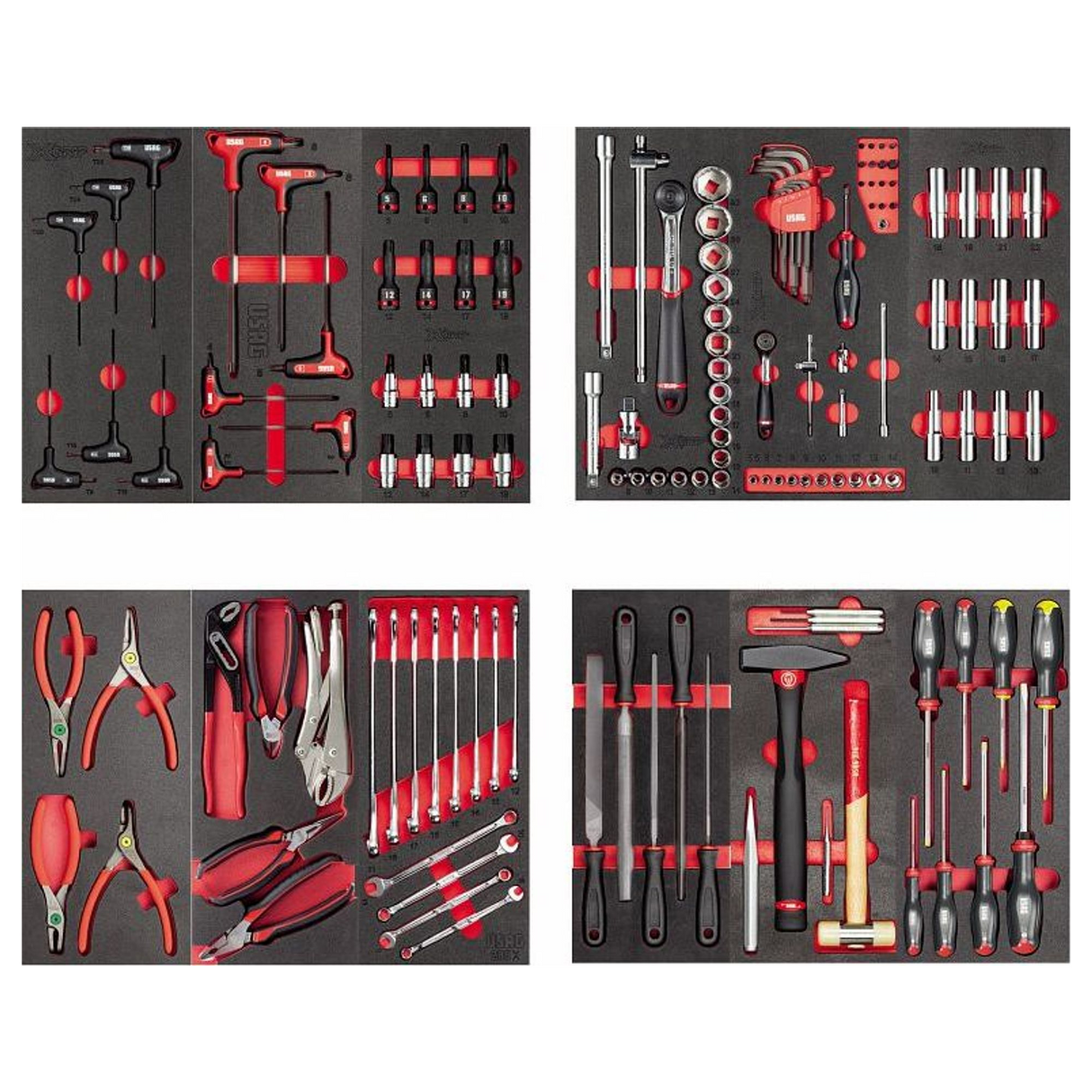 U04950639 - Assortimento X-Grip USAG 495 MXG Manutenzione 144 pz