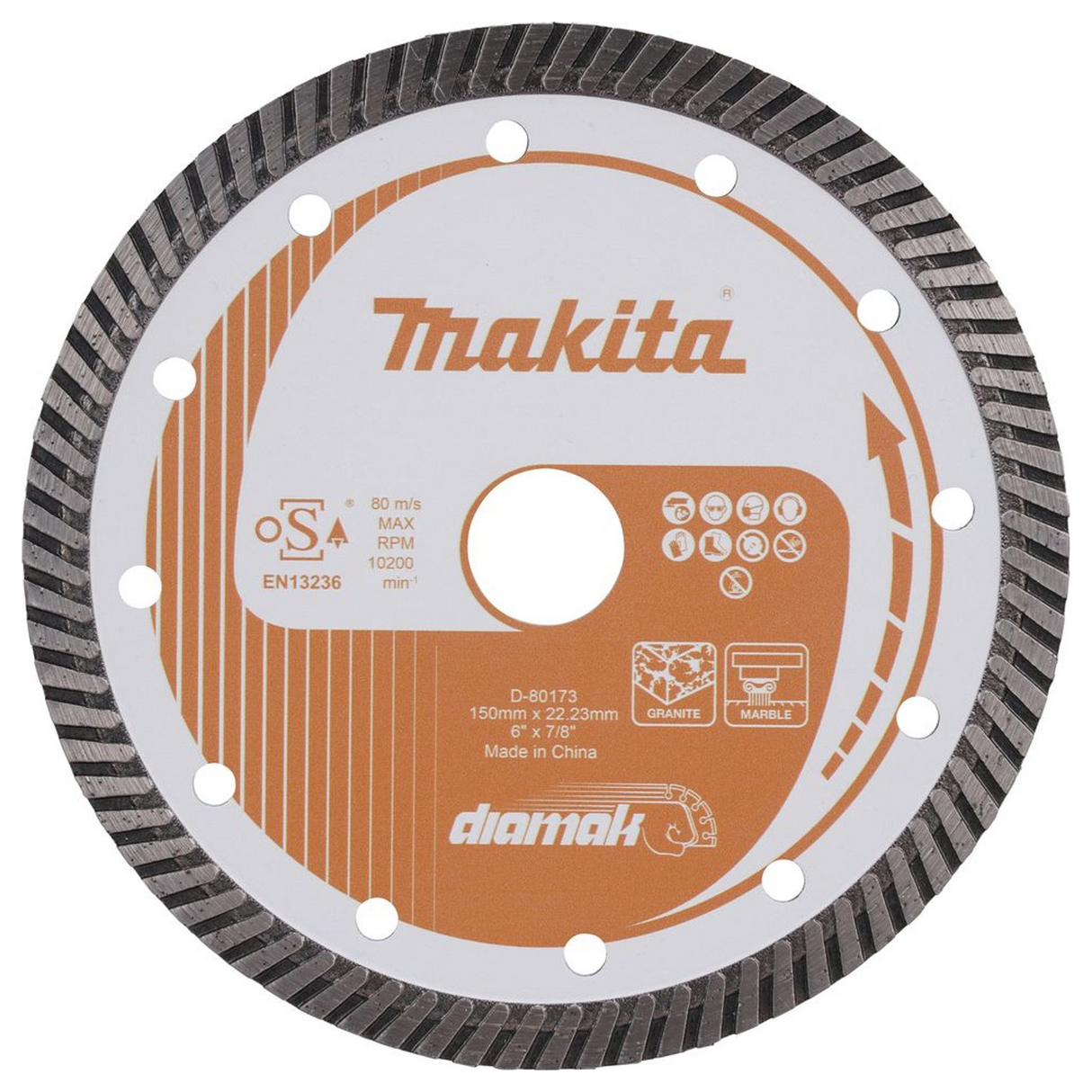 D-80173 - Tarcza diamentowa Makita D-80173 150 mm - Zdjęcie 2