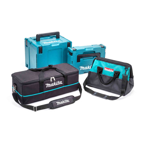 Valigette Makita: cassette, borse e trolley