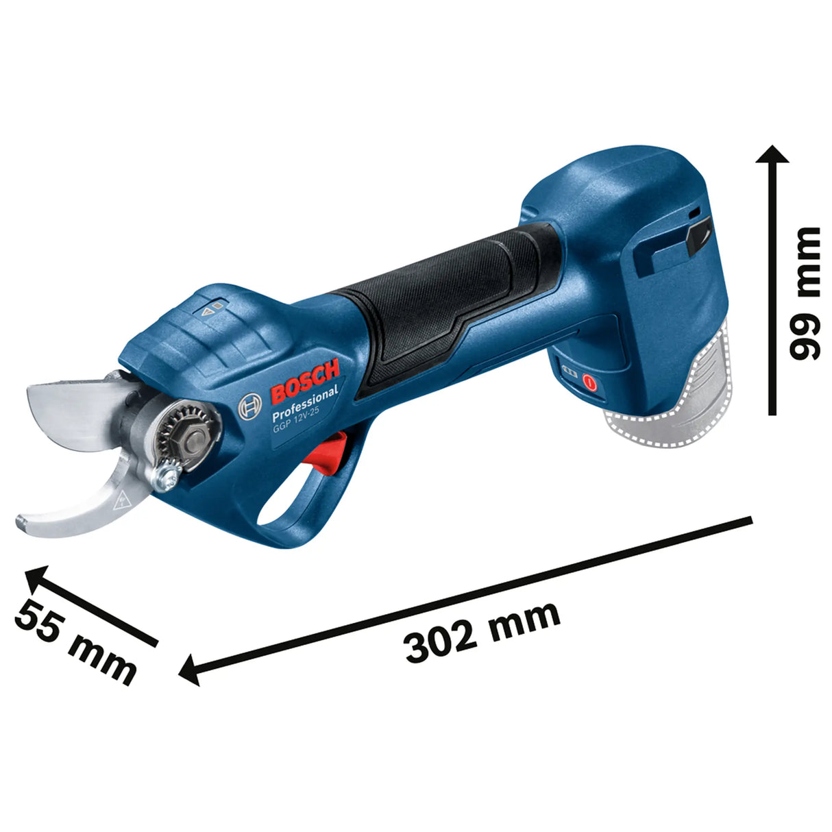 Potatore Bosch GGP 12V-25 3Ah