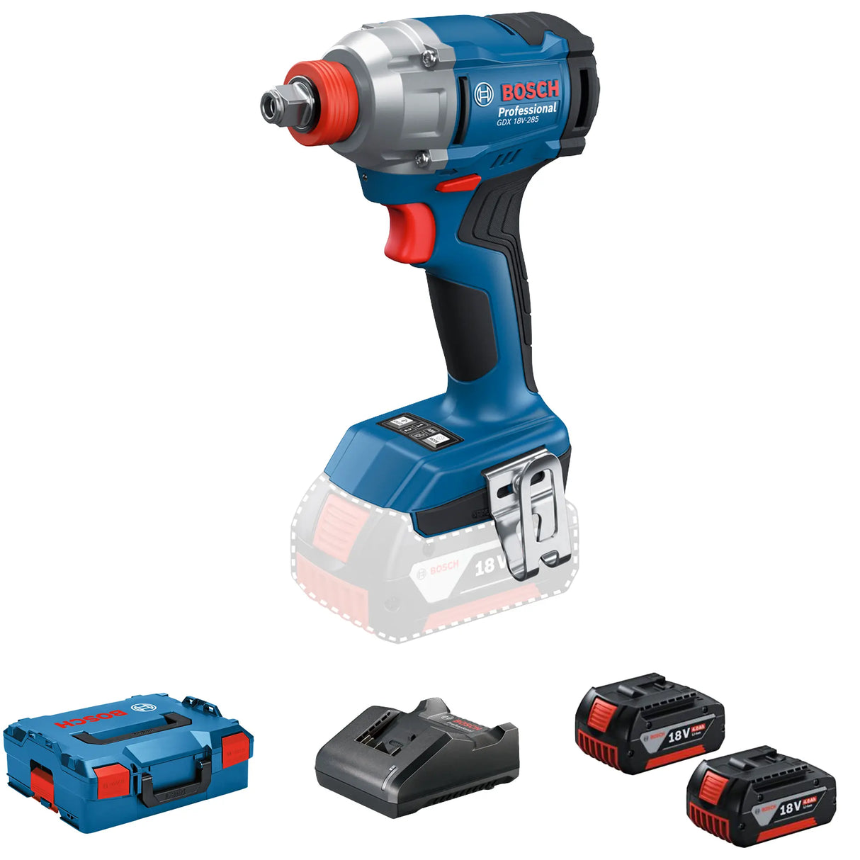 Avvitatore a impulsi Bosch GDX 18V-285 PRO 18V 4Ah
