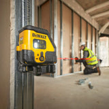 Tracciatore laser a croce rosso Dewalt DCLE14201RB-XJ
