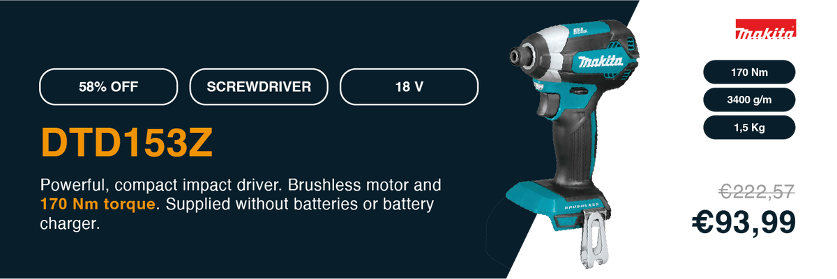 Klucz udarowy Makita DTD153ZJ 18V