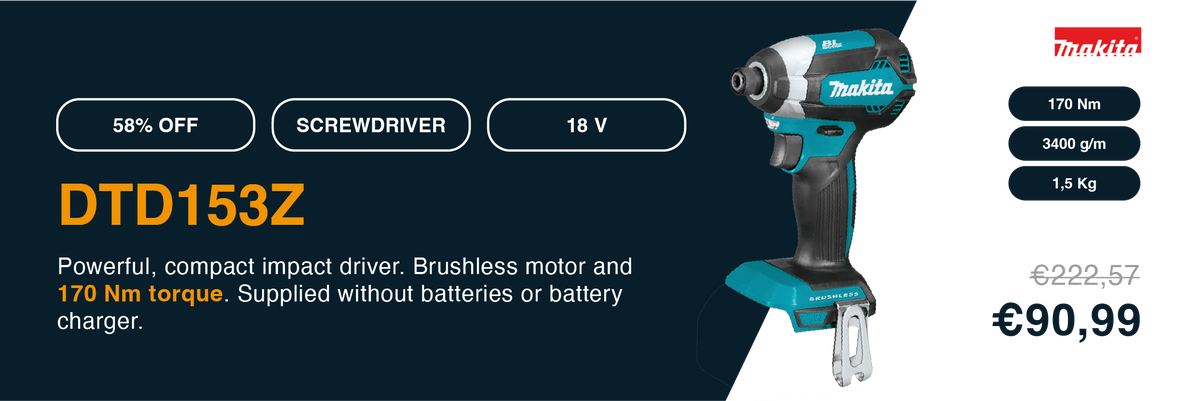 Klucz udarowy Makita DTD153ZJ 18V