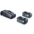 Set Energia Festool 18V 2xTBX8/SCA16