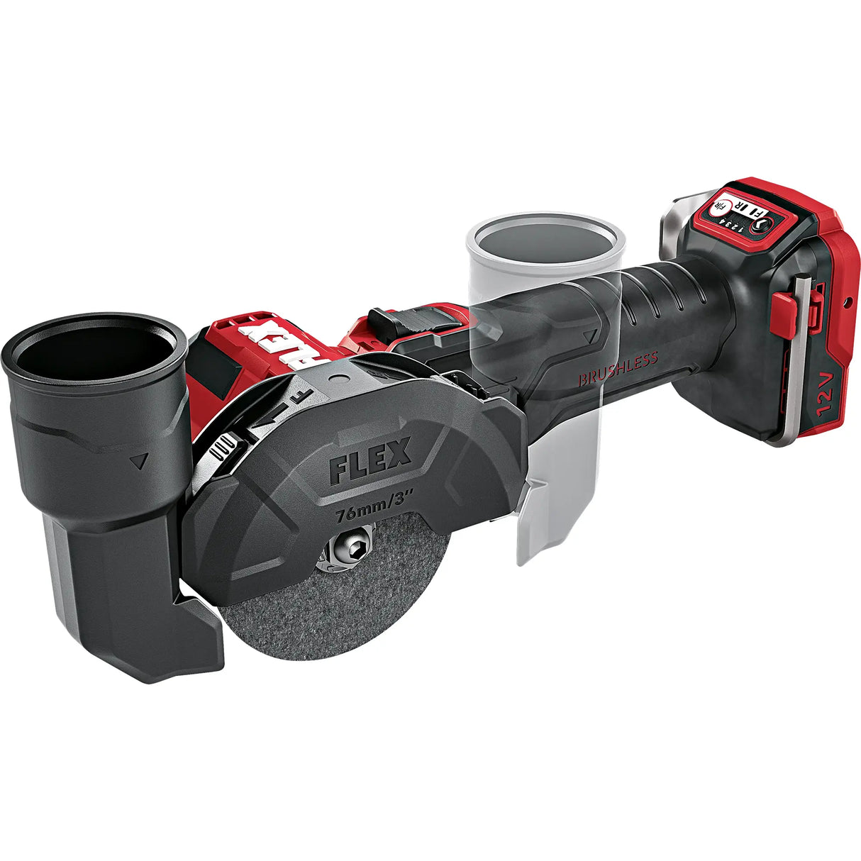 Smerigliatrice angolare Flex LBE 76 12V EC C