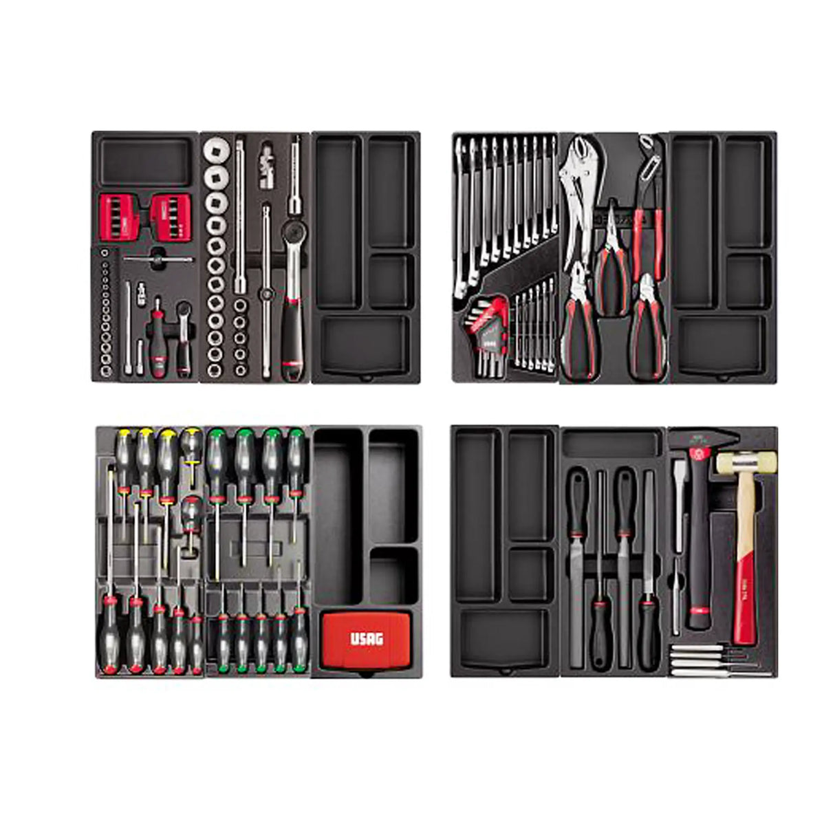 Carrello START USAG 516 ST6PM con Assortimento Manutenzione 157pz