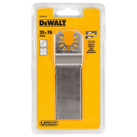 DT20750-QZ – Prostokątne ostrze skrobaka Dewalt DT20750-QZ – Zdjęcie 2