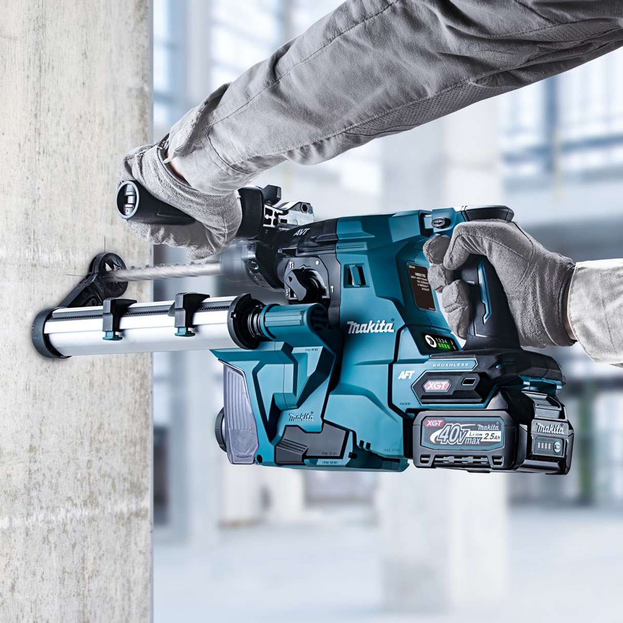 HR011GU201 - Wiertarko-wkrętarka udarowa Makita HR011GU201 40 V - Zdjęcie 23