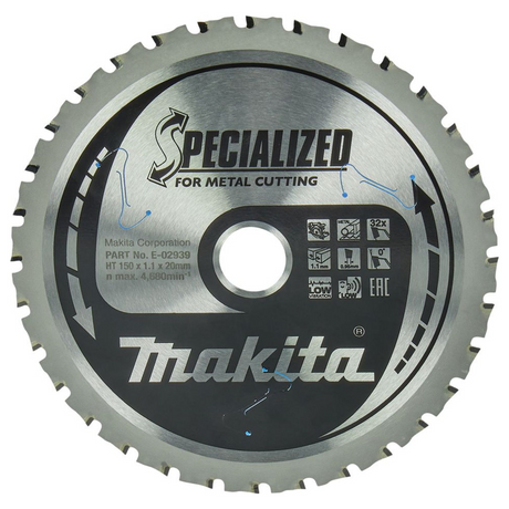E-02939 - Brzeszczot Makita Efficut TCT E-02939 150 mm 32 zęby - Zdjęcie 2
