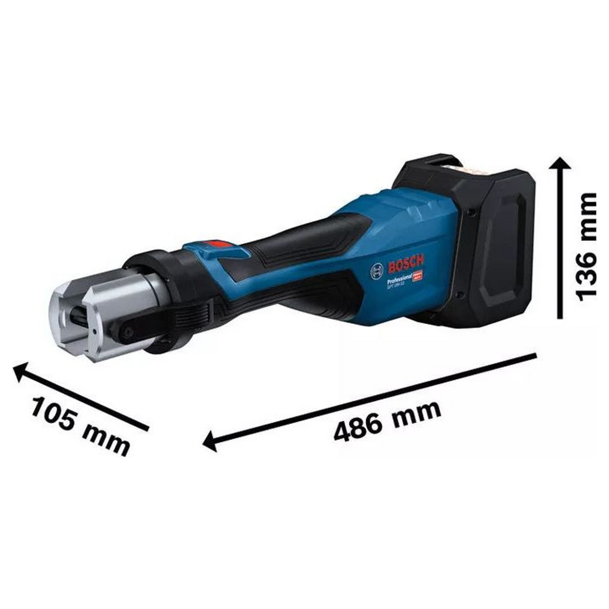 06019M2102 - Prasa zaciskowa Bosch GPT 18V-32 Professional 18 V - Zdjęcie 7