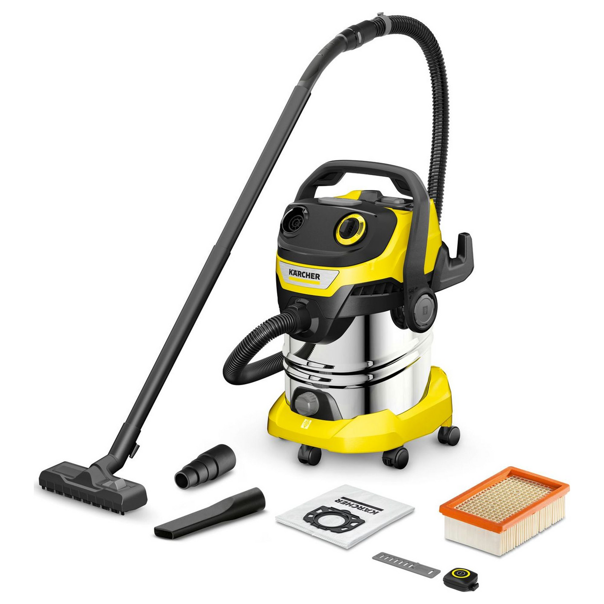 1.628-384.0 - Odkurzacz Kärcher WD 5 Control S 1200W 25L do pracy na mokro i sucho