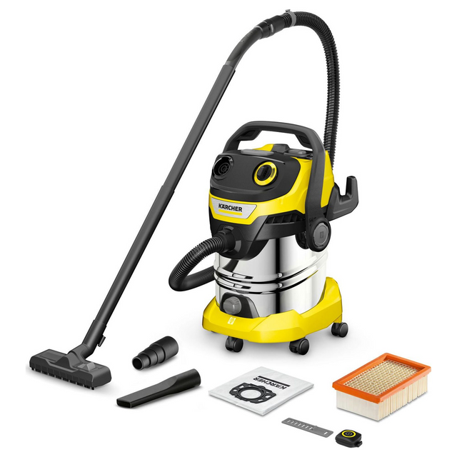 1.628-384.0 - Odkurzacz Kärcher WD 5 Control S 1200W 25L do pracy na mokro i sucho