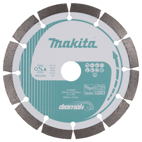 D-80092 - Makita D-80092 150 mm Segmentowana tarcza diamentowa - Zdjęcie 2