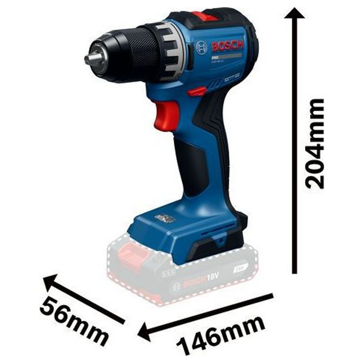 06019S0025 - Wiertarko-wkrętarka akumulatorowa Bosch GSR18V-52 PRO 18 V 2 Ah - Zdjęcie 24