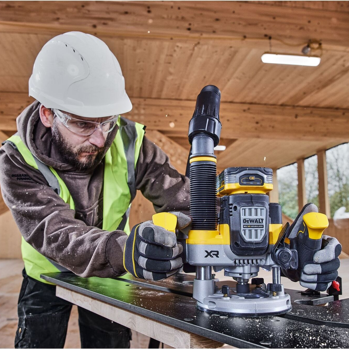 DCW620NT-XJ - Elettrofresatrice Dewalt DCW620NT-XJ 18V - Immagine 9