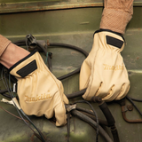 P-84632 - Rękawice robocze Makita P-84632 Cow Driver Leather, rozmiar L - Zdjęcie 6