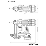 NC1840DAW3Z - Gwoździarka do betonu HiKOKI NC1840DAW3Z 18 V - Zdjęcie 14