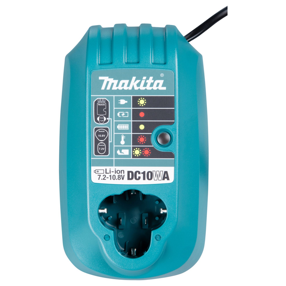 194588-1 - Caricabatterie Makita DC10WA Li-ion 7,2V / 10,8V - Immagine 9
