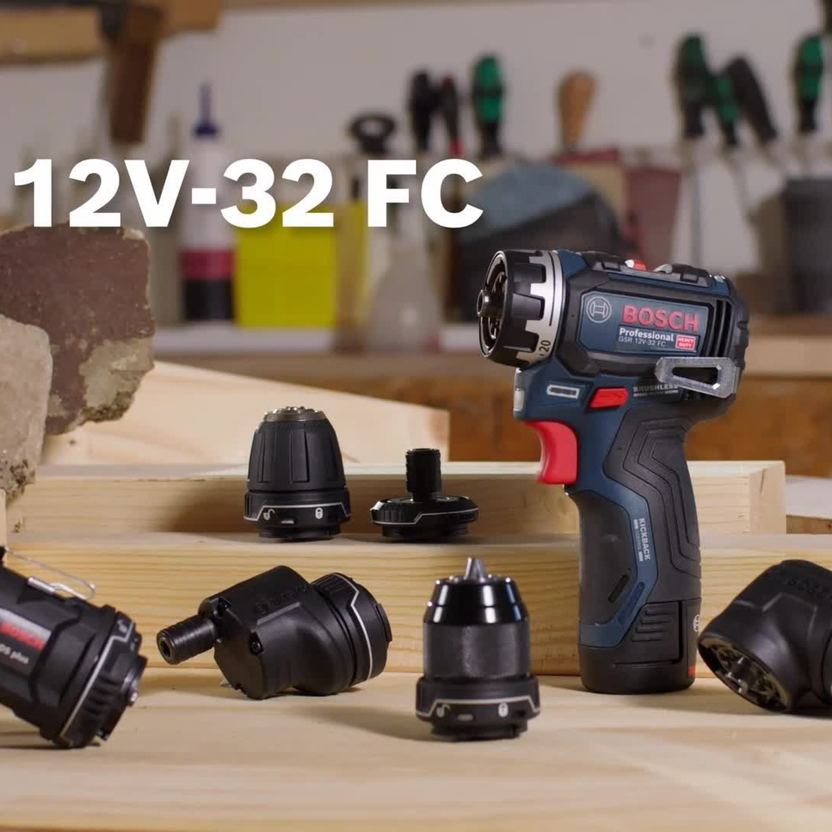 06019N7102 - Wiertarko-wkrętarka akumulatorowa Bosch GSR 12V-32 FC PRO 12 V - Zdjęcie 11