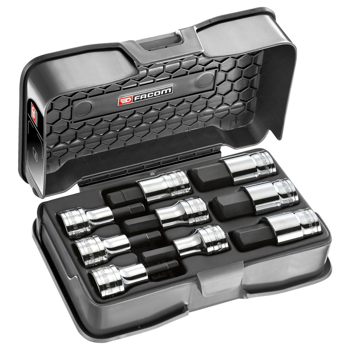 STM.J9APB - Set Bussole Esagonali FACOM STM.J9APB 1/2" 9 pezzi