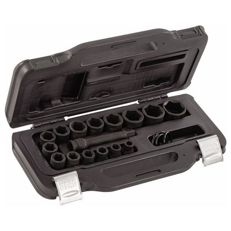 U02359285 - Zestaw nasadek sześciokątnych USAG 235 1/2 M/C16, 16 sztuk